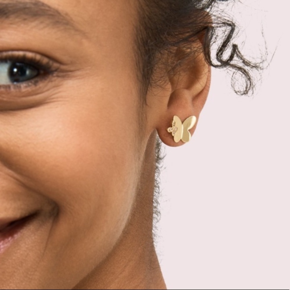 New Kate Spade in a flutter studs - Picture 7 of 10